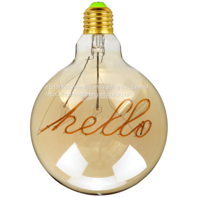 Decorate Warm White Soft Filament Global Lamp G80/g95/g125 photo-2