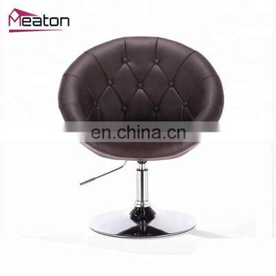 PU Leather Hotel High Back Chrome Legs Accent Chairs Lounge Chair photo-4