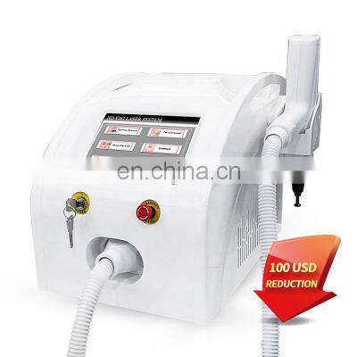 The latest model portable 5 treatment heads Nd yag laser tattoo removal picosecond q switch tattoo removal machine price