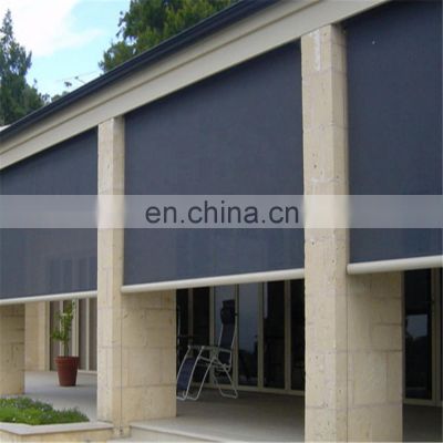 Large Patio Door Pvc Smart Zigbee Zwave Metal Outdoor Blackout Balcony Blinds Shades