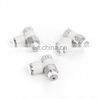 SNS AS-F Series Plastic Elbow Air Flow Throttle Valve Pneumatic Speed Controller photo-2