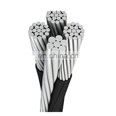 Price XLPE Insulated 1AWG Quadruplex Service Drop Aluminum Aerial Insulated Cables