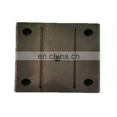 Engineering Plastic Custom black white cnc part HDPE  sliding block  sliding plastic wear wear resistant uhmw  block