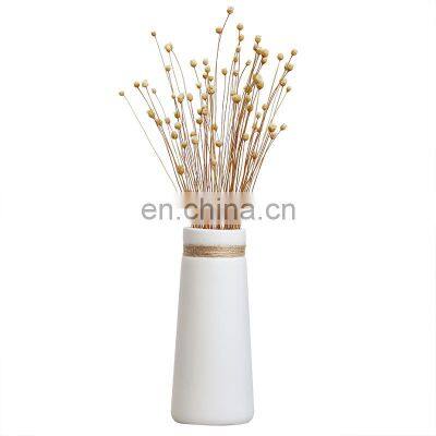 Gift Wedding Decoration Desktops Ceramic Vases Nordic Art Decor White Black Antique Porcelain Centrepiece Flower Vase