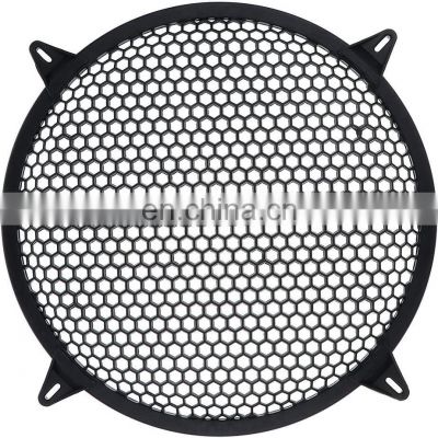 6mm thickness hexagonal hole perforated aluminum mesh speaker grille