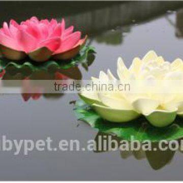 dia 10cm Fake EVA Artificial Simulation Floating Lotus for water Pond Garden