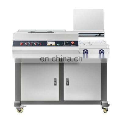 SPB-55HA3 A3 automatic paper processing book binder hot melt thermal glue binding bookbinding machine