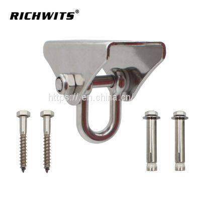 Stainless Steel Swing Punch Bag Hanger Wall Mounting Ceiling Hanging Hook Heavy Duty Swing Hangers With Carabiner