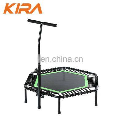 Kids and Adult 48 Inch Mini Trampolines Bungee Mini Trampoline With Handle