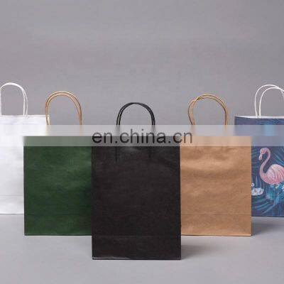 Bolsass De Papel Kraft Bulk Gift Paper Tote Bag Sac Personnalis Mini Flat Bottom Kraft Paper Bag for Shop photo-2