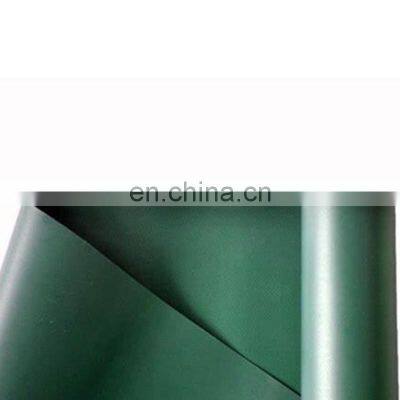 Tela de PVC verde ejército de 1000d, 23*23, 650 g/m², con un espesor de 0.9 mm, material de lona para bote inflable photo-5