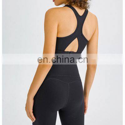 Women OEM Fitness Workout Clothing Two Piece Phone Pocket Leggings Match Ajustable Sports Bra Gym Yoga Fitness Set photo-2