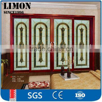 Powder coated aluminum sliding door with AS2047