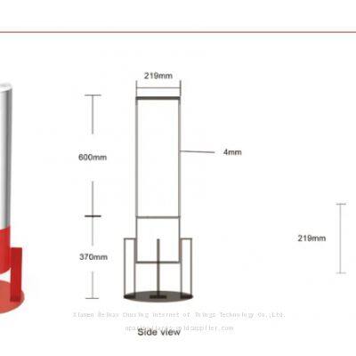 UPARK Roadway Protection Fixed Bollard Flat Top Security Barrier Bollards for Commercial Place School photo-3