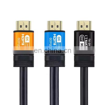 In Stock 8K HDMI Cables 8K@60Hz 4K@120Hz 48Gbps Ultra High Speed  2.1 HDMI To HDMI Cable for TV/PS5/HDTV/Projectors