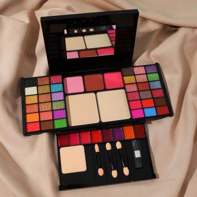 Factory OEM Large Makeup Box Set With Make up All in Oneset Packaging Conjunto De Maquillaje