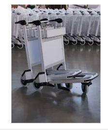 Rundgriff-Stahl-Gepäckwagen für Flughäfen mit Automatikbremse photo-2