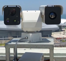 High-Performance PTZ Thermal Security Camera with Dual 4MP CMOS Sensors and Optional 6km Laser Rangefinder