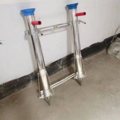 76mm Diameter Double-handle Pepper Seedling Planter, Handheld Foot-operated Seedling Planter, Small Melon Transplanting Device photo-3