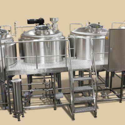 Equipment Needed for Homebrewed Beer • 100L American-Style Three-Vessel System • Craft Beer Bar Equipment Manufacturer photo-5