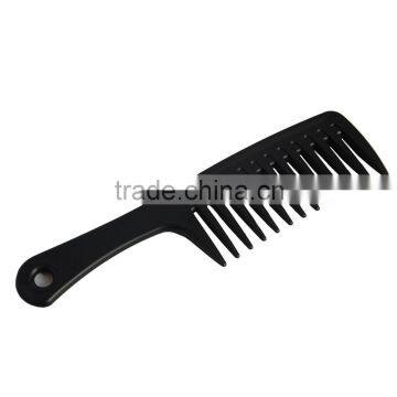 Best selling wide tooth hair comb plastic , flat top comb