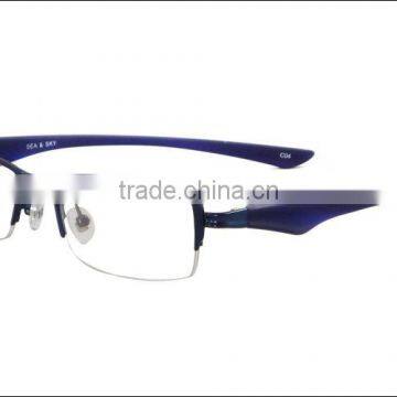 Fashion Design Half Rim Metal TR90 Men Eyeglasses Frame photo-4