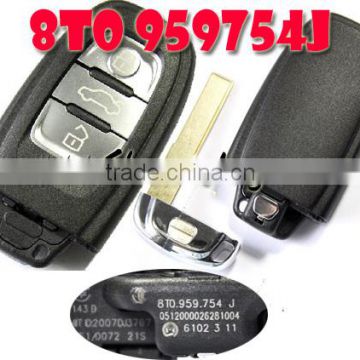 Best quality Audi A4L,Q5 Remote Control 3 Button(8T0959754J)Genuine Remote