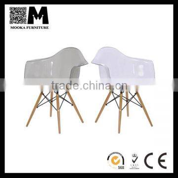 2015 wholesale cheap clear PC arylic DAW chair clear wedding chair