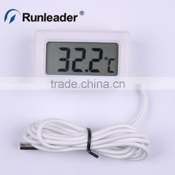 White LCD Thermometer Temperature Meter