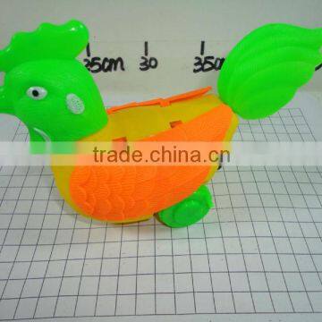 Beautiful pull line cartoon chicken with light