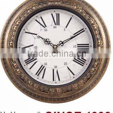 12Inch Antique Brass Clock