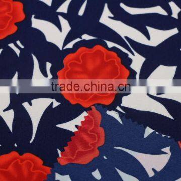 Spring Wholesale Women Dresses Silky 100%Polyester Mechanical Stretch CDC Crepe Flower Print Fabric Supplier's Choice photo-3
