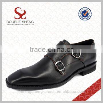 China real leather good handfeel evening formal men shoes