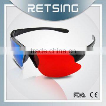 Plastic polarized 3D Red&Blue glasses for LG TV or real 3d cinema