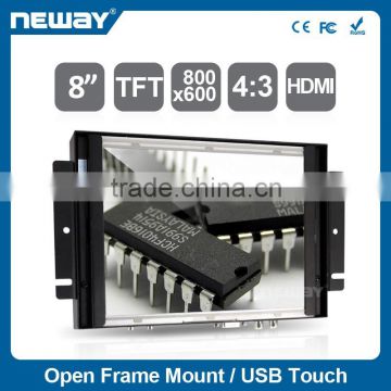 TFT Panel Type and Stock Products Status 8" lcd monitor