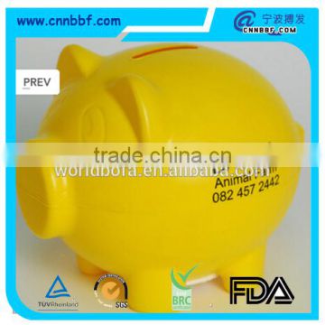 Custom money box/Piggy Money Box - Yellow