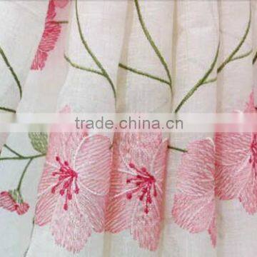 Beautiful flower jacquard and printed cotton fabric for Roman blinds shades