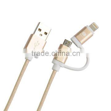 MFI certified data transmit and charging cable for iphone 6 cable mfi