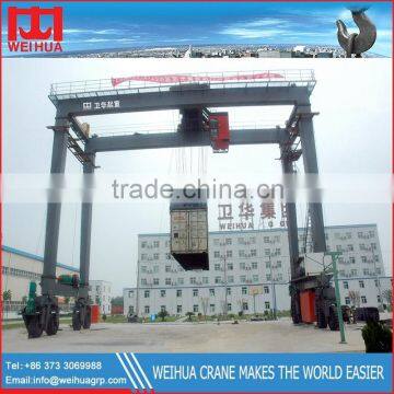 Rubber tyre gantry crane