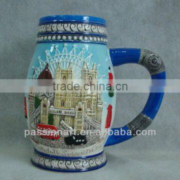 City Feature Ceramic Souvenir Mug Big Handle