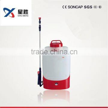 2015 new style 16L Electric knapsack sprayer in white&red color