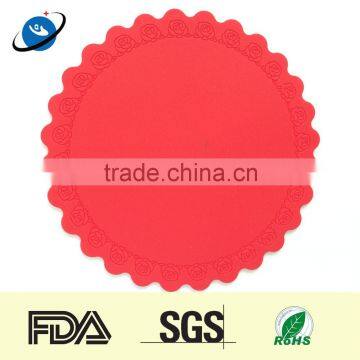 Heat resistant non stick silicone cup mat
