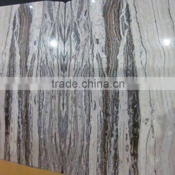 natural wooden onyx black travertine slab
