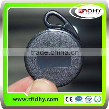 Barcode keychain card 125KHz ABS RFID Keyfob(T5567,T5577) with logo printing and laser number AB23