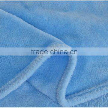 2016 Fashion Solid Color Plain Dyed Flannel Fleece Blanket photo-3