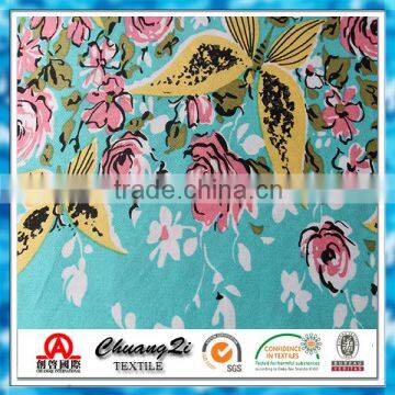 2016 beautiful flower designs digital printed 100 cotton fabric