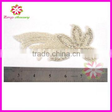 Wholesale bridal crystal embellishments rhinestone appliques for wedding dresses