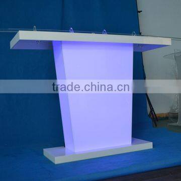 2015 New Acrylic Table Lectern With Different Color Light, High Quality Podium photo-3