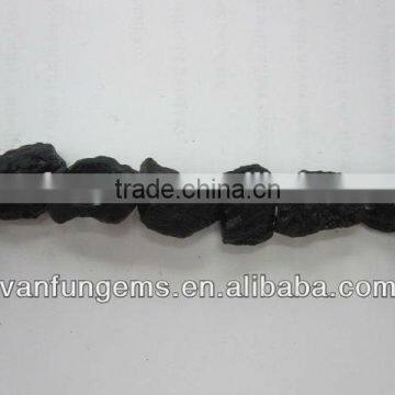 Natural Loose Gemstone Nugget Tekite Nugget Beads for Jewelry and Decoration photo-3