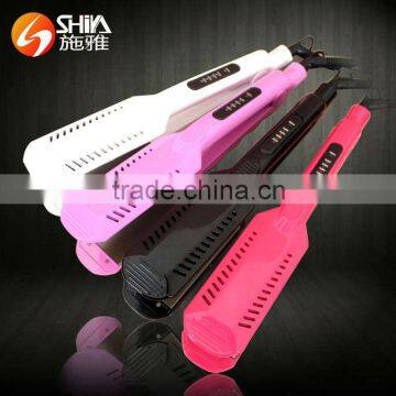 china LED display personalized hair straightener 240v new hair flat iron with five teeth and seven teeth SY-9909